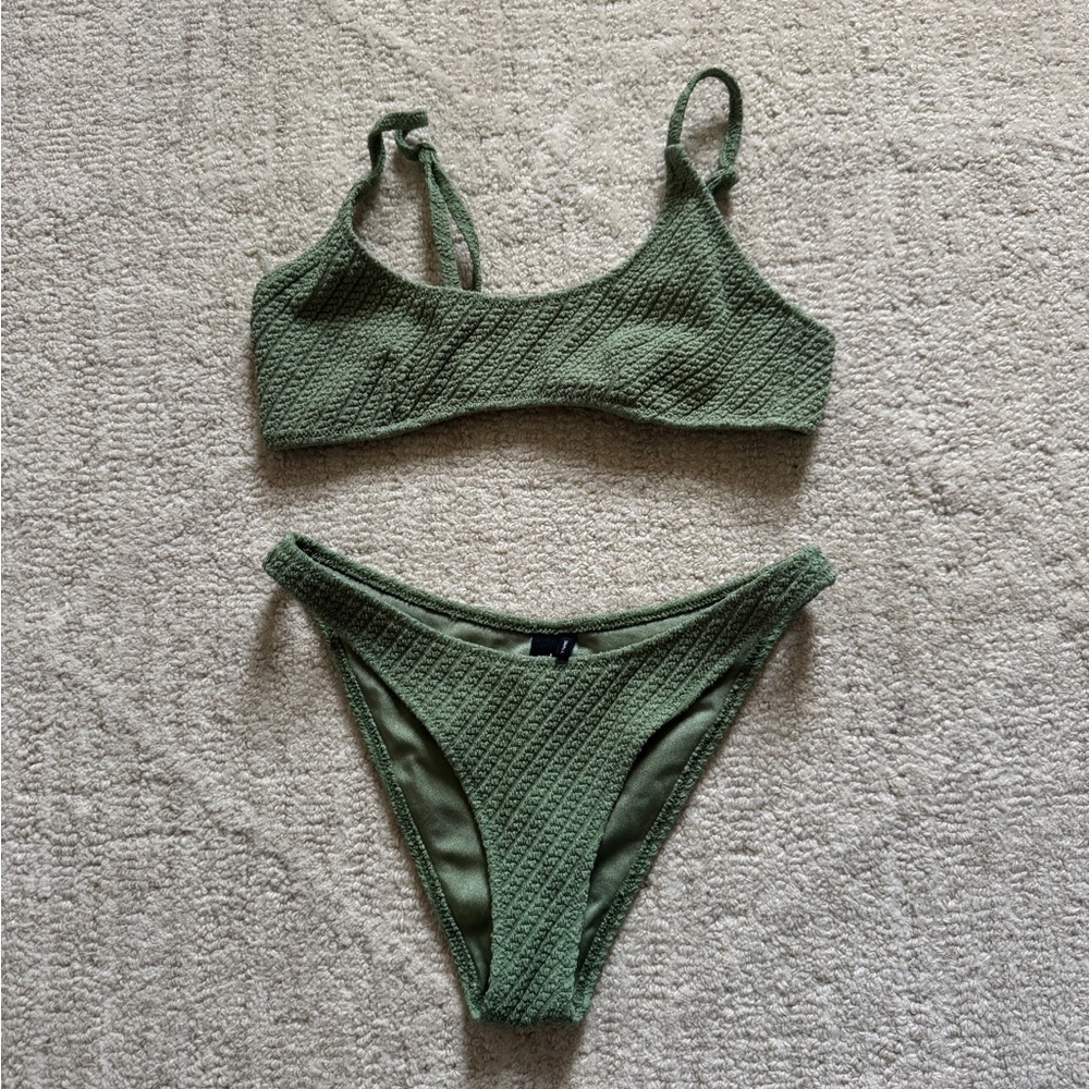 Triangl Swimwear Green Bikini Set